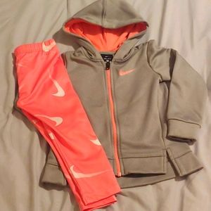 Girls nike track suit